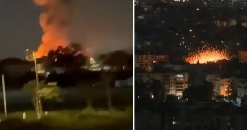 İsrail ordusu, Lübnan ın başkenti Beyrut u bombaladı