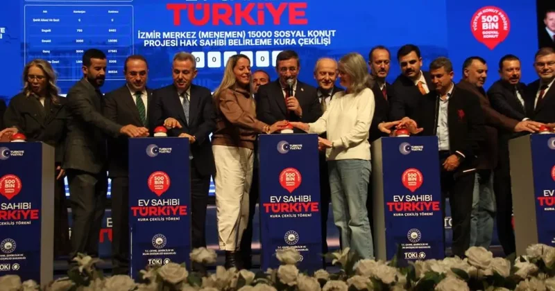 İzmir de 21 bin konutun kurası çekildi