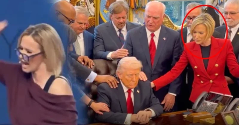 Bu fotoğraf tarihe geçecek: Oval Ofis teki o kadın bakın kim çıktı Sözcü Gazetesi