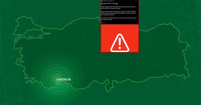 Antalya da peş peşe depremler! Uyarı yapıldı: Daha büyük bir deprem olabilir