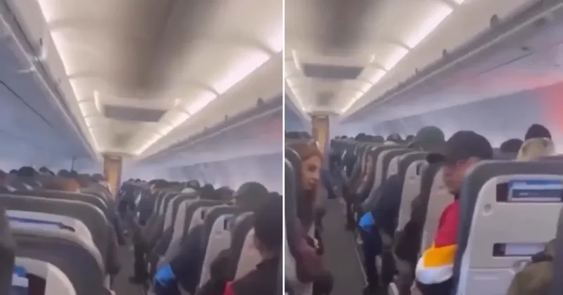 Adana uçağında büyük panik! Yolcular kabusu yaşadı