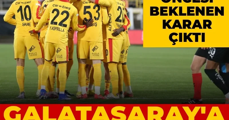 Derbi öncesi Galatasaray da müjdeler peş peşe geldi