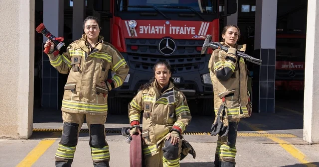 Diyarbakır itfaiyesinde kadınlar tabuları yıkıyor Diyarbakır Haberleri