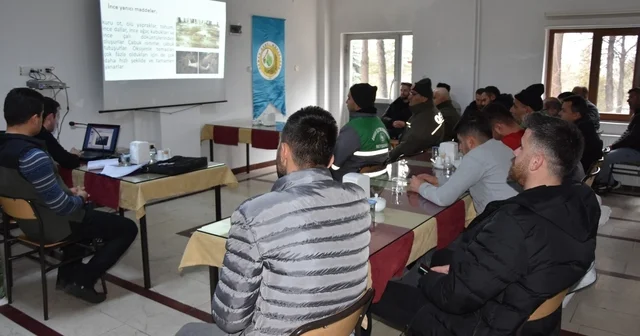 Beyşehir de orman yangınlarına karşı müdahale eğitimi verildi Konya Haberleri
