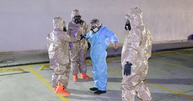 Samsun a yeni kurulan Şehir Hastanesi nde KBRN tatbikatı Samsun Haberleri