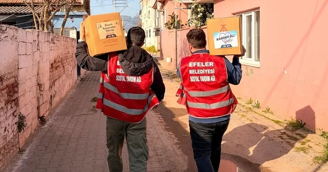 Kardeş Eli projesi kapsamında 2 bin gıda kolisi dağıtıldı Aydın Haberleri