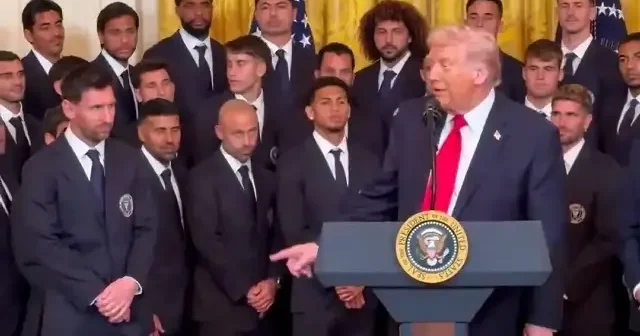 Lionel Messi Beyaz Saray’da: Donald Trump’ın sorusu gündem oldu VİDEO İZLE