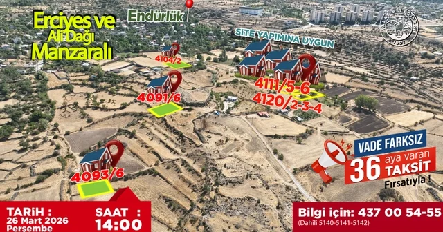 Talas ın gözde lokasyonlarında villa parseli fırsatı Kayseri Haberleri