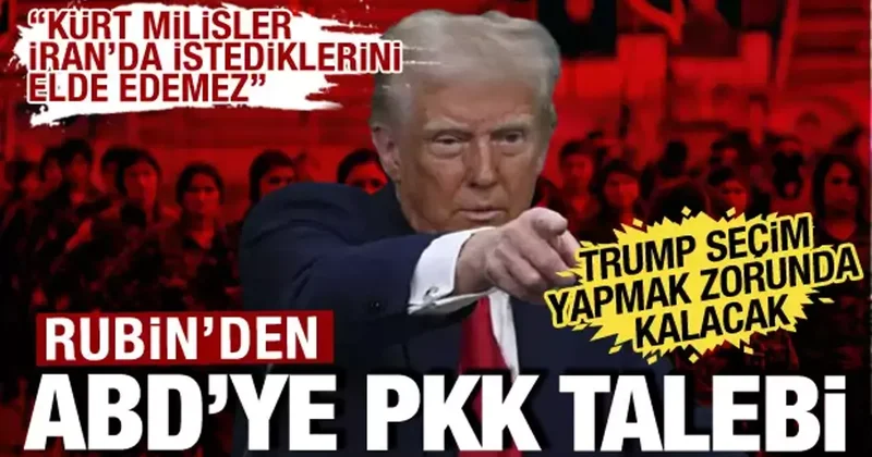İsrail in aparatı Rubin den PKK talebi: Terör listesinden çıkarın!