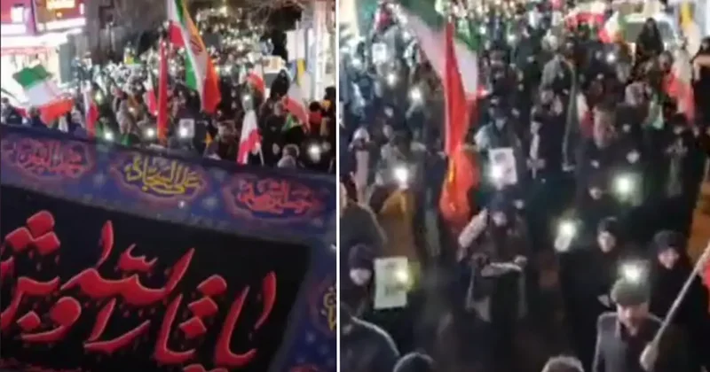 Tahran sokaklarında öfke seli: Binlerce İranlı sokaklarda