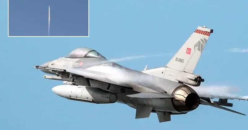 Eller tetikte! Türk jetleri sınırda böyle görüntülendi