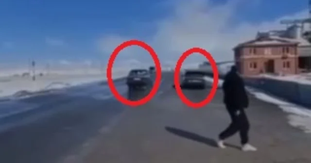 Kara yolunda yarış yapan sürücülere ceza; o anlar kamerada Kayseri Haberleri