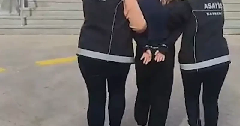 Kayseri’de 30 yıl 9 ay kesinleşmiş hapis cezası olan kadın hükümlü yakalandı