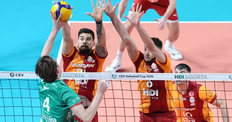 Aslan yarı finali rövanşa bıraktı... Galatasaray HDI Sigorta Greenyard Maaseik maç sonucu 3 2 Voleybol Haberleri Spor