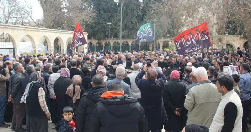 Şanlıurfa da İran a yönelik saldırıya tepki