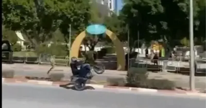 Tek teker şovuna 172 bin TL ceza Mersin Haberleri