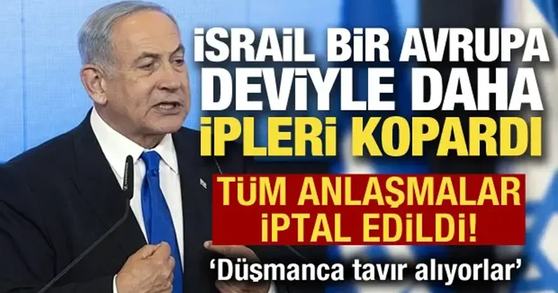 İsrail den Fransa kararı: Tüm savunma anlaşmaları feshedildi