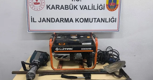 Kaçak kazı ve uyuşturucu operasyonlarında 11 kişi yakalandı Karabük Haberleri