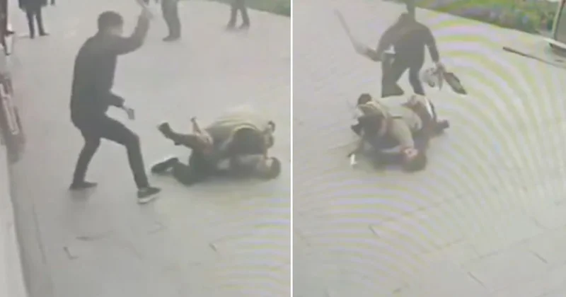 Annesini darp eden şahıs, iki kardeşi tarafından sopayla dövüldü