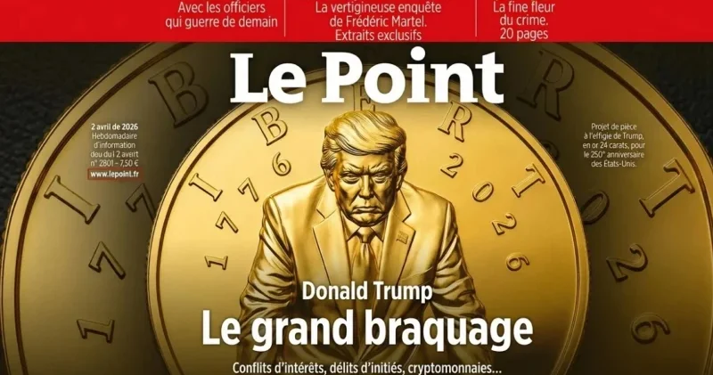 Fransız dergi Le Point ten Trump ı kızdıracak kapak: Büyük Soygun Dünya Haberleri