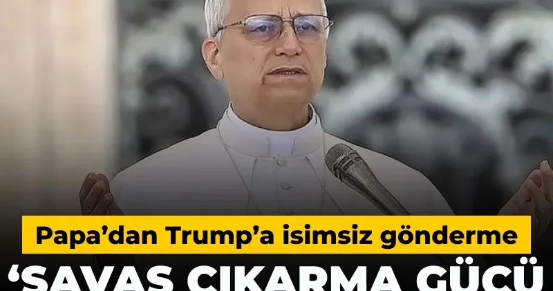 Papa dan Trump a isimsiz gönderme
