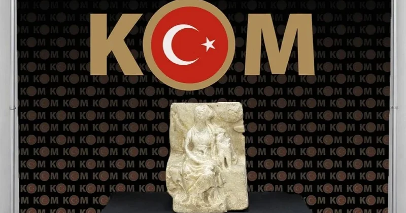 Edirne’de yurt dışına kaçırılmak istenen 2 bin yıllık Kybele heykeli ele geçirildi Edirne Haberleri
