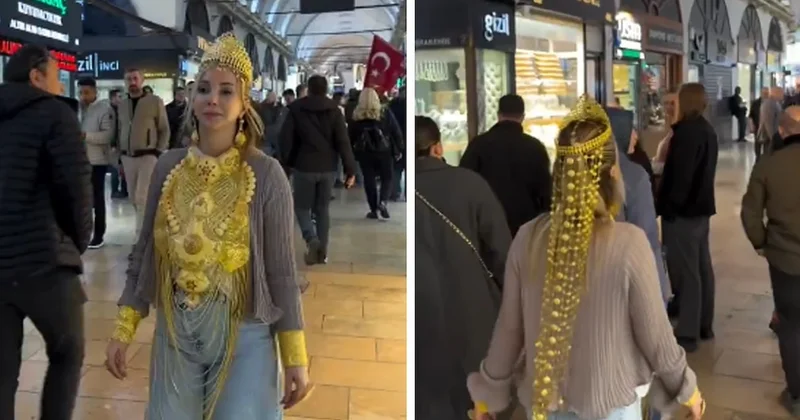 Kocası kuyumcu olan fenomen kilolarca altınla İstanbul da gezdi Sözcü Gazetesi