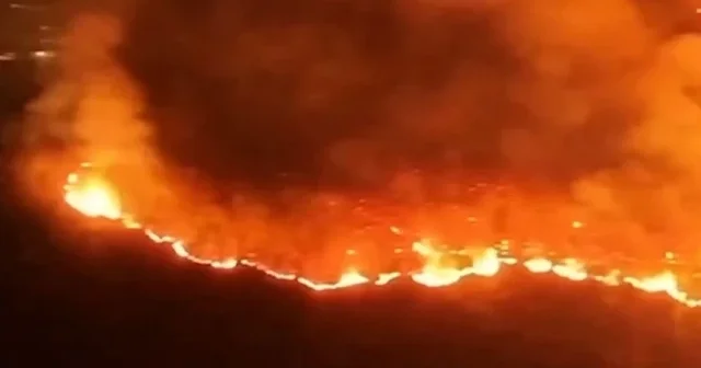 İtalya Varese’de orman yangını sürüyor VİDEO İZLE