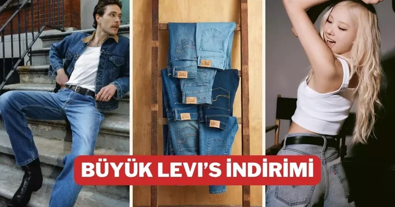 Gardırobunuzun vazgeçilmezi olacak Levi’s ürünlerinde büyük fırsat günleri başladı