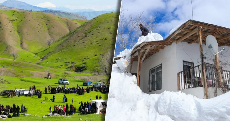 Türkiye de bu kentin bir yanında bahar, bir yanında kış var Sözcü Gazetesi