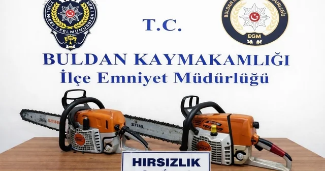 100 bin liralık motorlu testereleri çalan hırsızlar polisten kaçamadı Denizli Haberleri