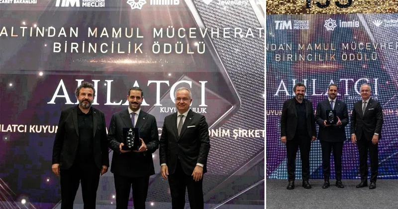 Altından mamul mücevherat ihracat birincisi Ahlatcı Kuyumculuk Aktüel Haberleri