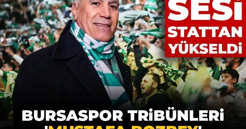 Sandığın sesi stattan yükseldi! Bursaspor tribünleri Mustafa Bozbey tezahüratlarıyla inledi