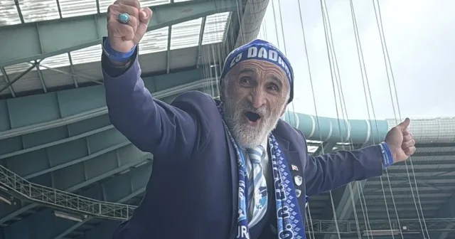 Dede lakaplı taraftar 46 yıldır Erzurumspor sevdasıyla yaşıyor VİDEO İZLE