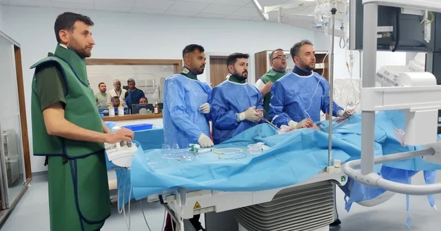 Kahta da açılan anjiyo ünitesinde ilk hasta başarıyla tedavi edildi Adıyaman Haberleri