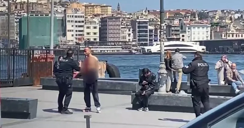 Kopart kıyameti diyerek döner bıçağıyla kendi boğazını kesti