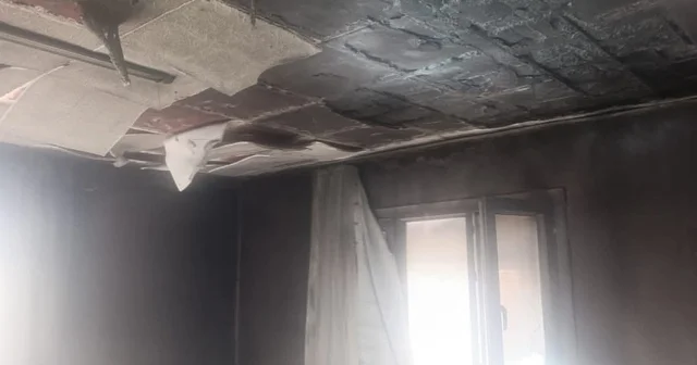 Kumlu da ev yangını Hatay Haberleri