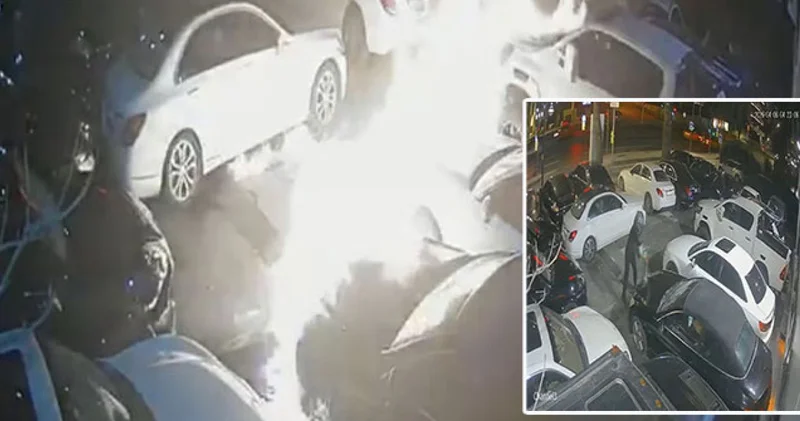 SON DAKİKA: İstanbul da yaşandı... Oto galeride 100 milyon TL lik yangın Son dakika haberleri