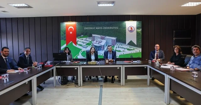 OMÜ de Türkiye Uzay Ajansı ile stratejik proje görüşmesi Samsun Haberleri