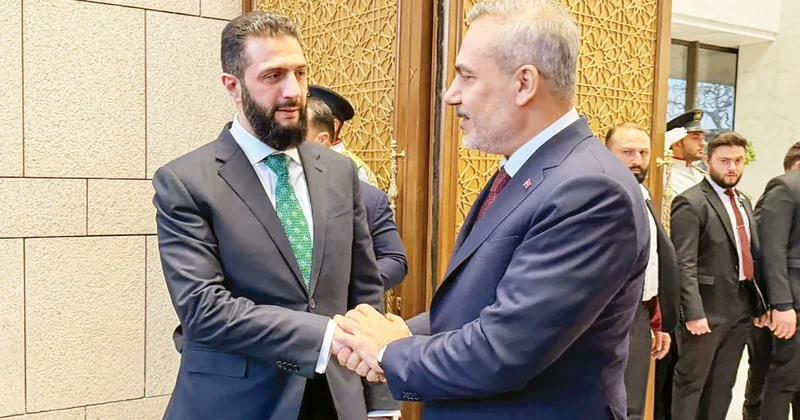 Dışişleri Bakanı Hakan Fidan Zelenski ve Şara buluştu... Şam’da 3’lü zirve