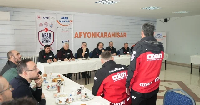 Taşdelen, arama kurtarma ve gönüllülük sisteminin önemine dikkat çekti Afyonkarahisar Haberleri
