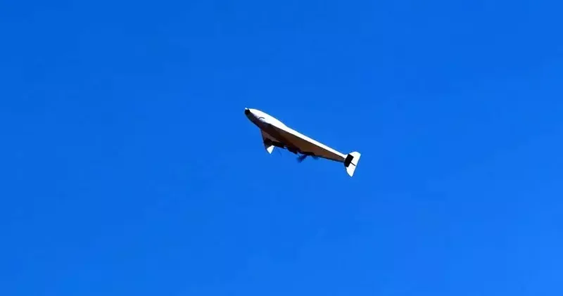 Uzun menzilli kamikaze İHA dan test uçuşu