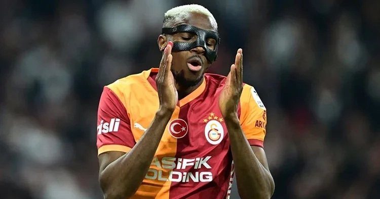 Galatasaray da Osimhen siz lig maçlarında 8 puan uçtu!