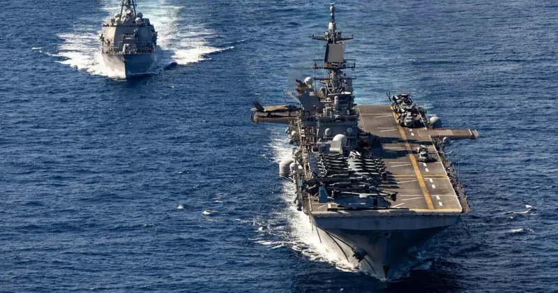 İran dan ABD ye bir büyük darbe daha: 5 bin kişilik dev hücum gemisi hedef alındı