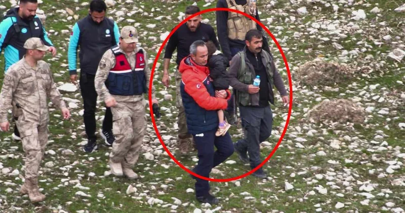 Siirt te kaybolan 3 yaşındaki Zilan evinden 4 kilometre uzakta bulundu