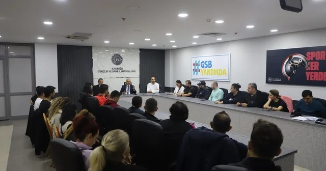 Antrenörlerle değerlendirme toplantısı düzenlendi Karabük Haberleri