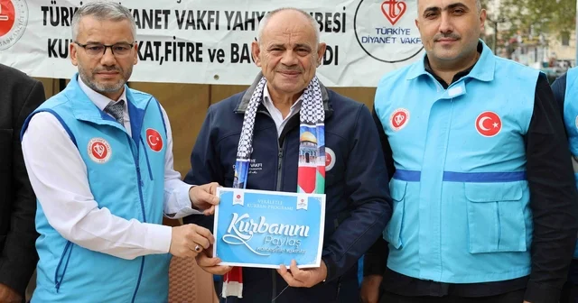 Başkan Öztürk ten Türkiye Diyanet Vakfı na vekaletle kurban bağışı Kayseri Haberleri