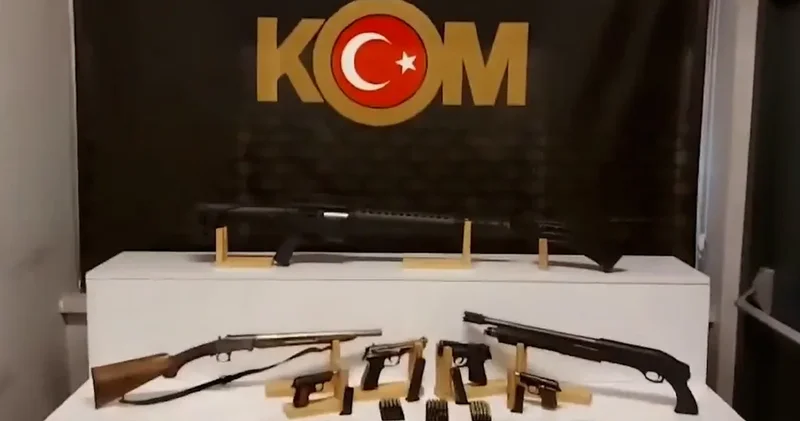 Yasa dışı silah ticareti yapanlara yönelik operasyon: 2 zanlı yakalandı