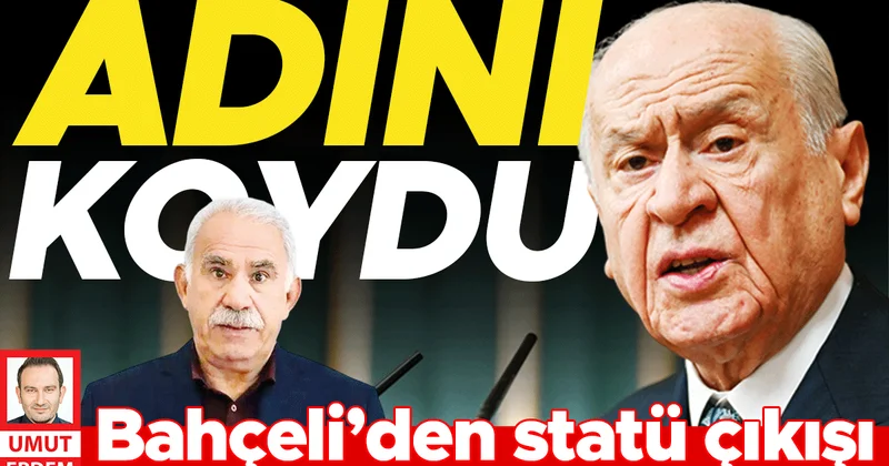Terörsüz Türkiye yolunda Bahçeli’den statü çıkışı