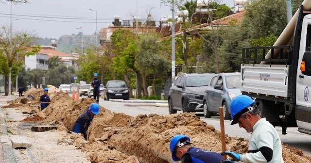 Milas ta ömrünü tamamlayan su isale hatları değiştiriliyor Muğla Haberleri
